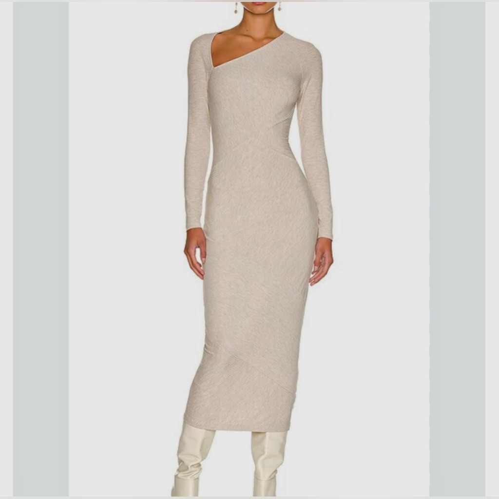 Nwt Jonathan Simkhai Jane Ribbed Dress